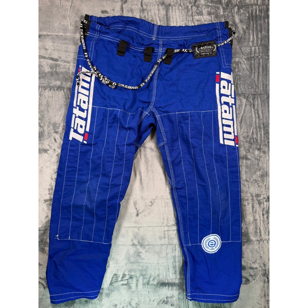 Tatami BJJ Gi Pants Mens A2 Blue Estilo VI Premium Kimono Jiu Jitsu Grappling